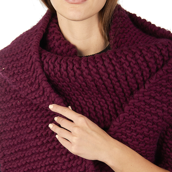 WOOL AND THE GANG PURPLE SCARF | WOMENS SIZE 256X27 - Picture 3 of 3